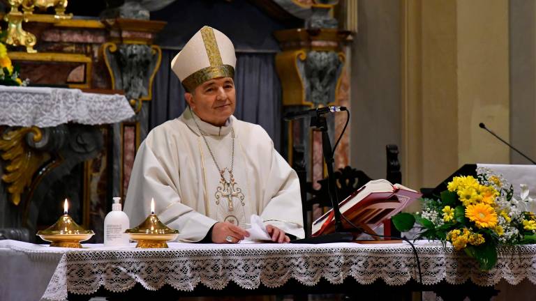 Il vescovo Livio Corazza