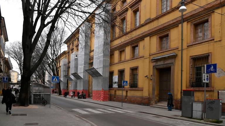 Forlì, avanza il cantiere nel palazzo del Merenda
