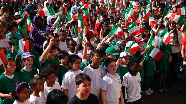 Forlì. Liberazione, celebrazioni nel segno della memoria in piazza Saffi GALLERY