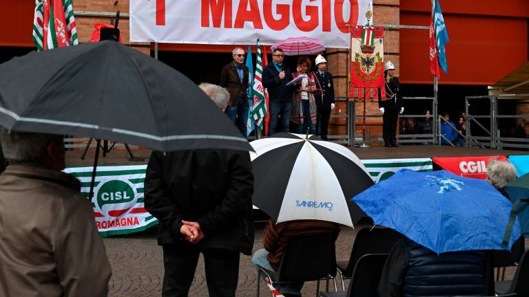 Forlì, Cgil, Cisl e Uil in piazza Saffi per il Primo maggio FOTOGALLERY
