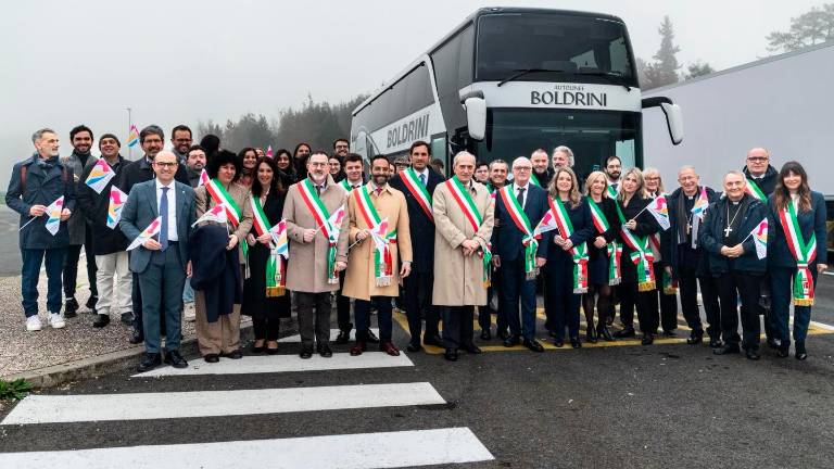 La partenza di questa mattina