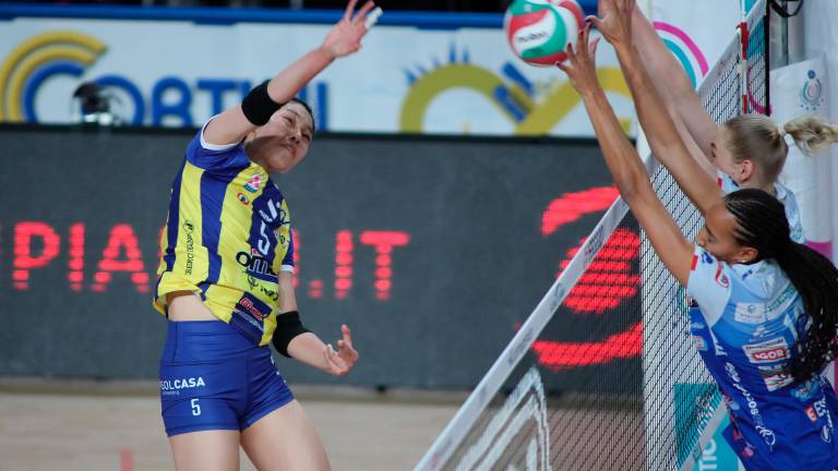 Volley A1 donne, Omag sconfitta a Novara (3-1)