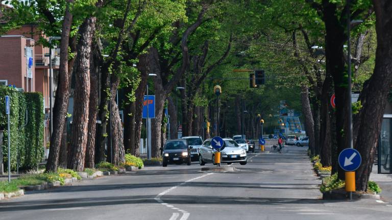 Viale Roma a Forlì (foto Fabio Blaco)