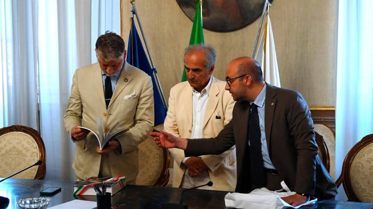 Il ministro Giuli nel Forlivese alla scoperta dei tesori locali FOTOGALLERY