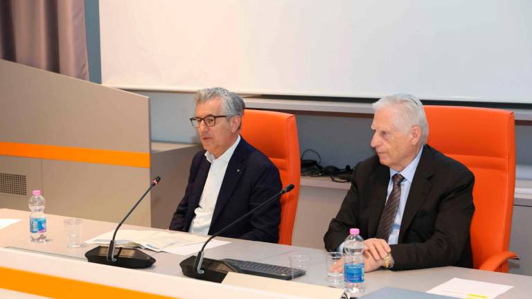 Giampiero Maioli, ad di Crédit Agricole Italia, e Bruno Piraccini, presidente di Orogel