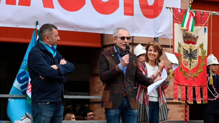 Forlì, Cgil, Cisl e Uil in piazza Saffi per il Primo maggio FOTOGALLERY