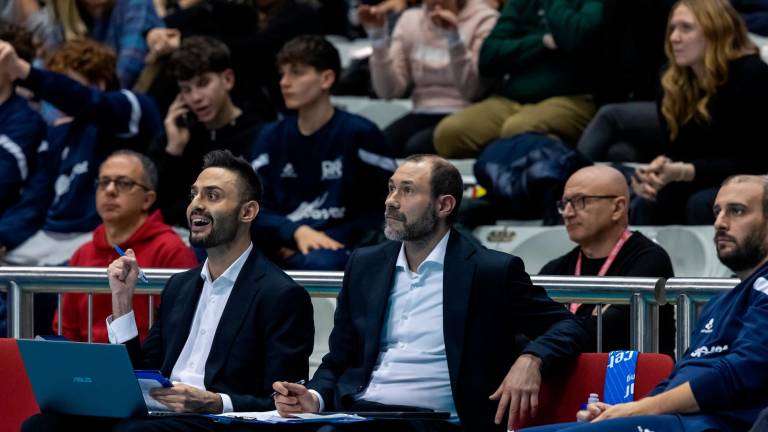 A sinistra l’ex vice coach ravennate Saverio Di Lascio