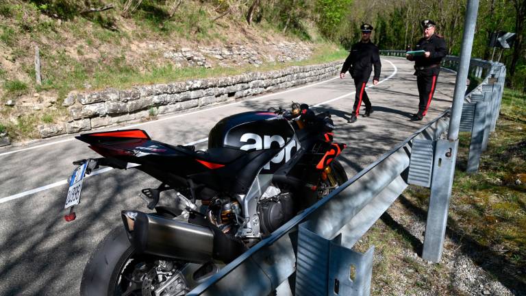 La moto del 44enne