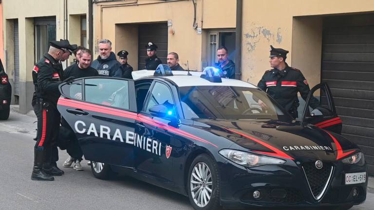L’arresto di Luca Spada da parte dei carabinieri (foto Fabio Blaco)