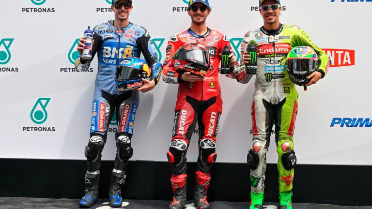 Alex Marquez, Pecco Bagnaia e Franco Morbidelli