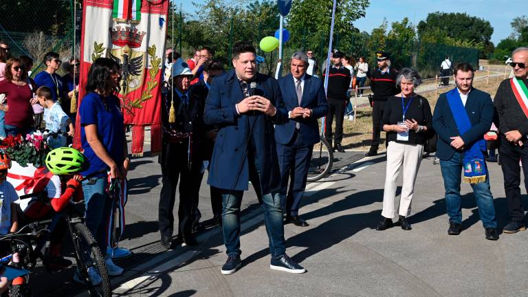 Forlì, taglio del nastro per il ciclodromo FOTOGALLERY