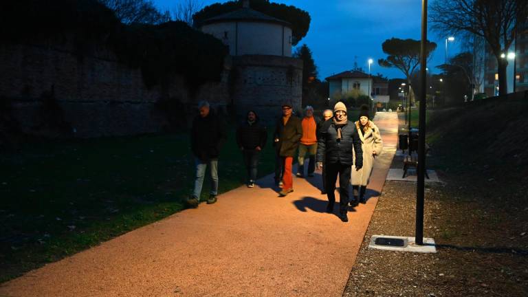 Forlì, inaugurata la pista ciclabile alla Rocca di Ravaldino FOTOGALLERY