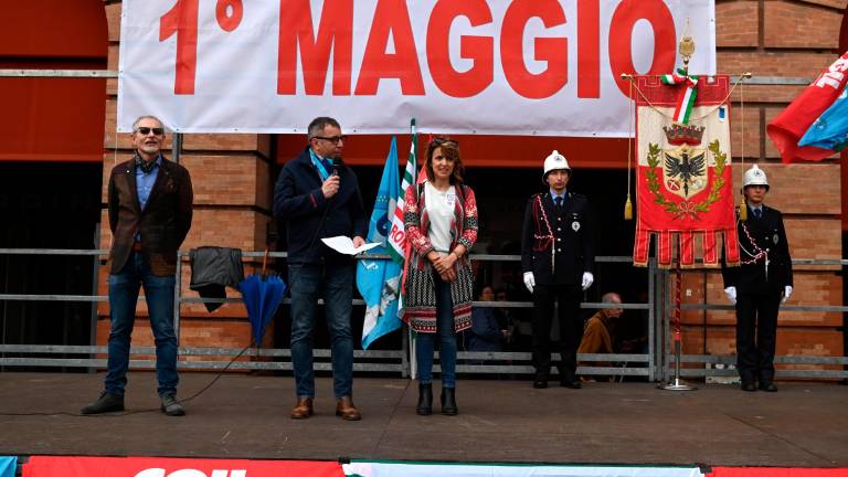 Forlì, Cgil, Cisl e Uil in piazza Saffi per il Primo maggio FOTOGALLERY