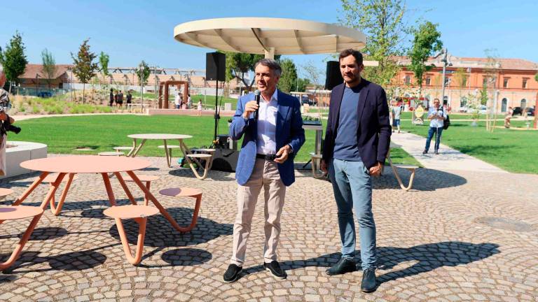 Il presidente di Technogym Nerio Alessandri e il sindaco Enzo Lattuca