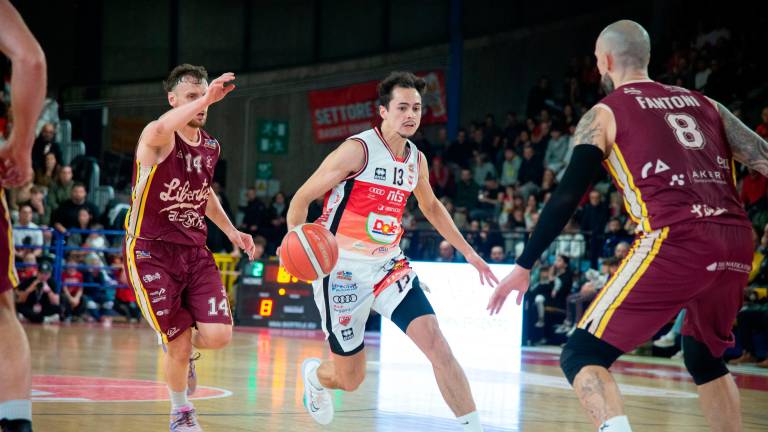 Pierpaolo Marini proverà a stringere i denti anche domenica sul parquet di Ruvo di Puglia (Morosetti)