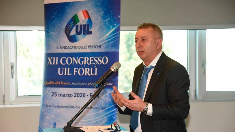 Enrico Imolesi, segretario generale Uil Forlì