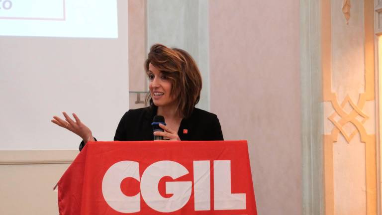 Maria Giorgini, segretaria della Cgil di Forlì-Cesena