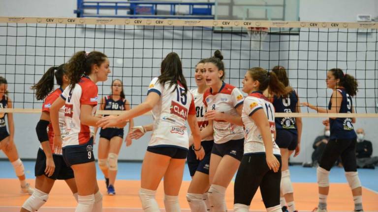 Volley B1 donne, la Clai vince l'amichevole contro la VTb Bologna