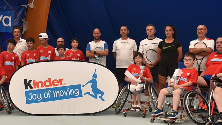 Tennis, nel weekend a Massa c'è lo Junior Wheelchair Trophy Fit Kinder Joy of Moving
