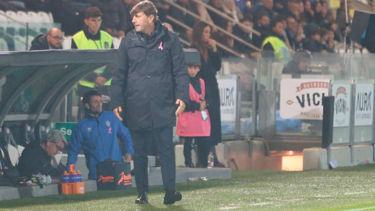 L’allenatore del Cesena Michele Mignani