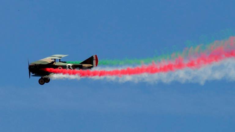 Lugo, l’omaggio a Francesco Baracca con le Frecce Tricolori - Gallery