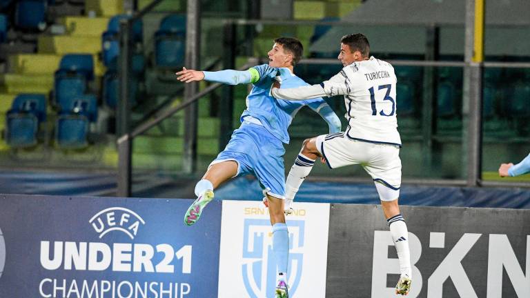Riccardo Turicchia nel match di San Marino