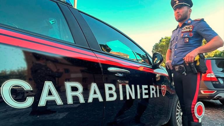 I carabinieri indagano per scoprire il responsabile, a destra l’animazione per la Notte rosa a Viserba