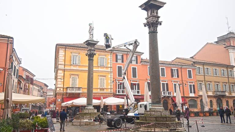 I controlli di ieri in piazza del Popolo e in piazza XX settembre (Fiorentini)