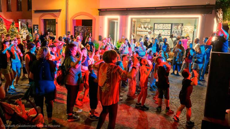 Riccione. Il Natale in piena estate