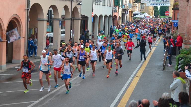 La partenza della scorsa edizione della 50 Km di Romagna