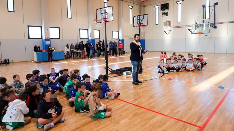 Sant’Agata sul Santerno, riecco il palazzetto dello sport dopo l’alluvione - Gallery