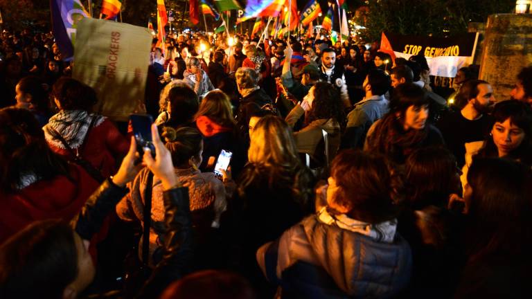 Alcune immagini dei partecipanti al corteo (fotoservizio Massimo Fiorentini)