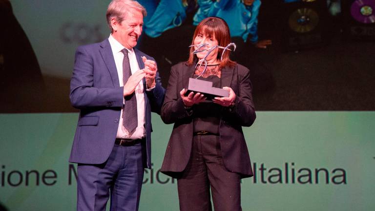 Nadia Padovani con Giovanni Copioli (Morosetti)