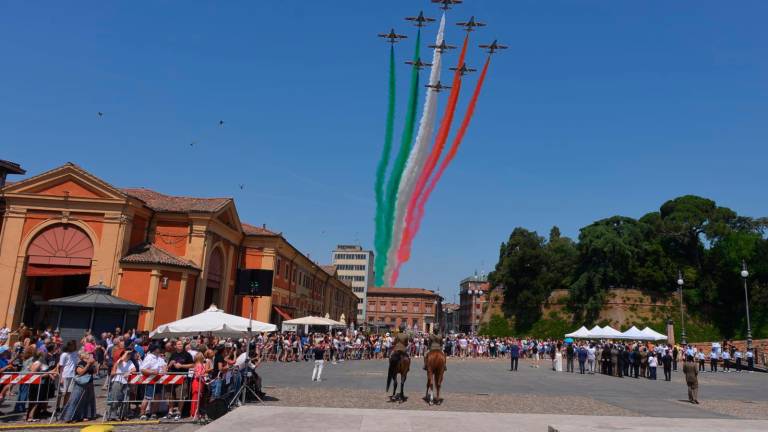 Lugo, l’omaggio a Francesco Baracca con le Frecce Tricolori - Gallery
