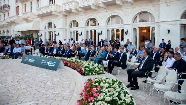 Una panoramica della serata al Grand Hotel di Rimini