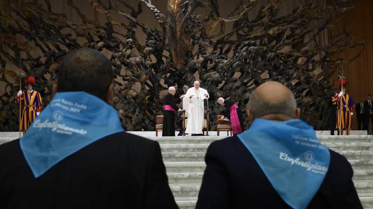 Cento artigiani riminesi dal papa