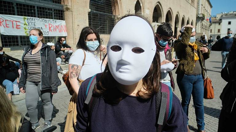 #Nonsiamoinvisibili: la protesta dello Spettacolo / FOTOGALLERY