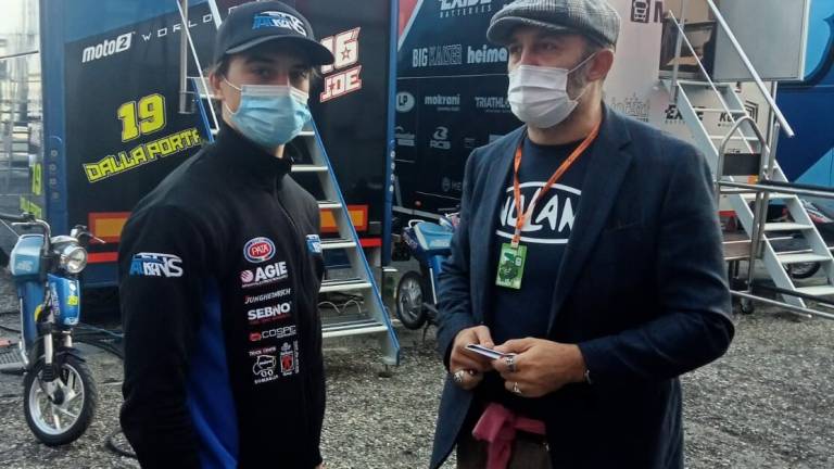 Moto2, Casadei: Che occasione con Italtrans - La sua caduta di Misano Gallery