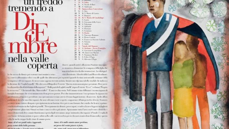 Francesca da Rimini nel calendario dei carabinieri. Tutte le foto