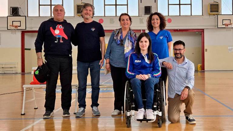 La visita della campionessa Carlotta Ragazzini