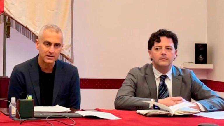 Il sindaco Jamil Sadegholvaad e l’assessore ai Lavori Pubblici Mattia Morolli