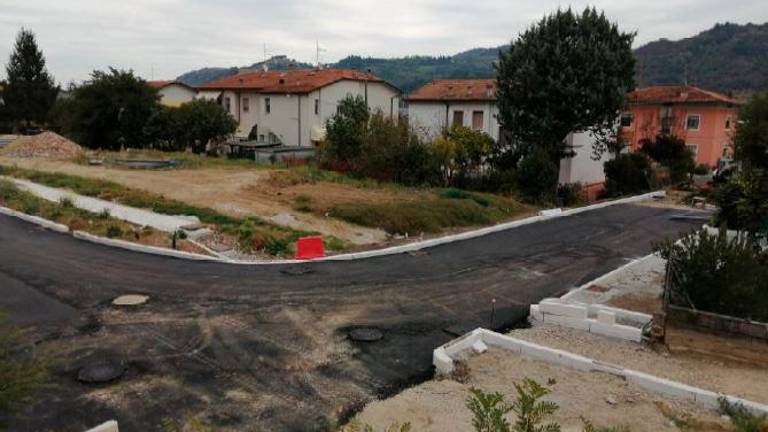 La lottizzazione per le due nuove palazzine