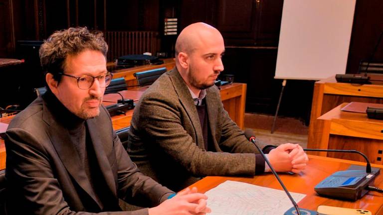 Il sindaco Barattoni e l’assessore Sbaraglia