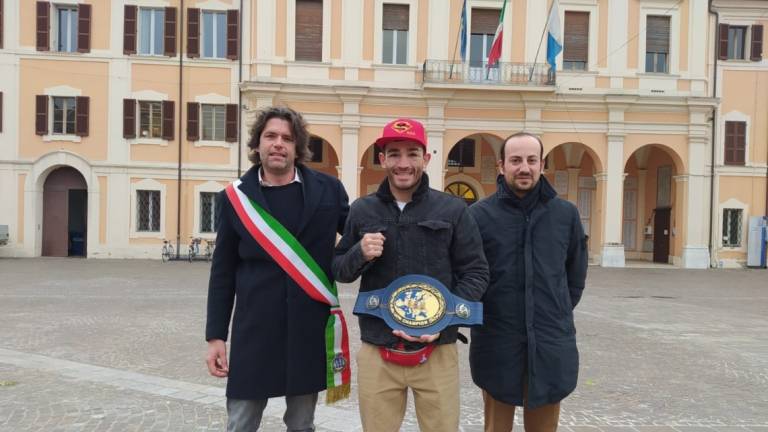 Boxe, il sindaco incontra Signani: Savignano è orgogliosa di te