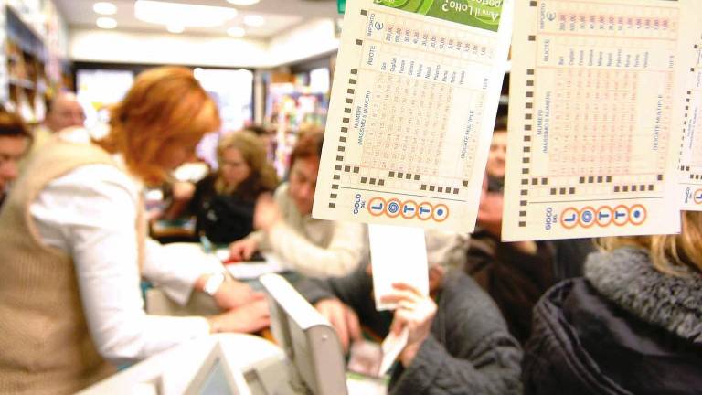 Una ricevitoria del Lotto