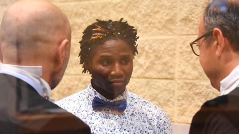 Louis Dassilva oggi in tribunale (Migliorini)