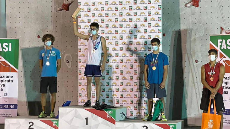 Arrrampicata Sportiva, un pieno di medaglie per Carchidio Strocchi e Istrice ai tricolori giovanili