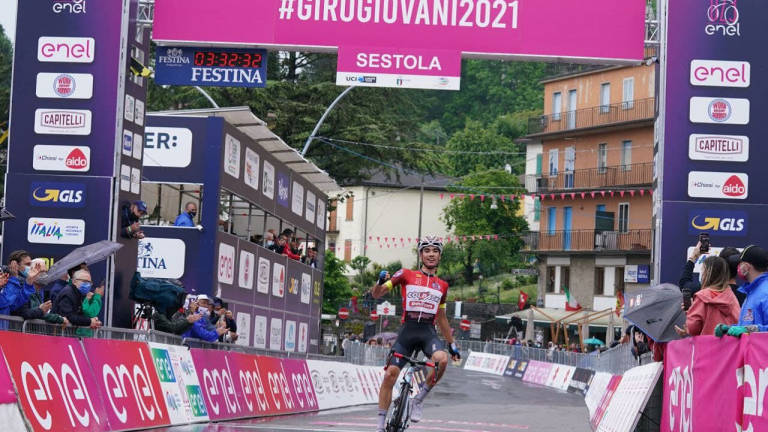 Ciclismo Giro d'Italia Under 23: Ayuso show, Baroncini incassa 2'53