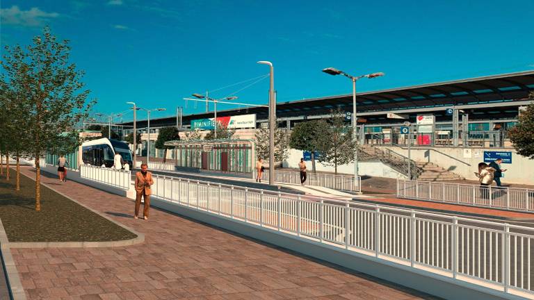 Il progetto del capolinea del Metromare alla Fiera
