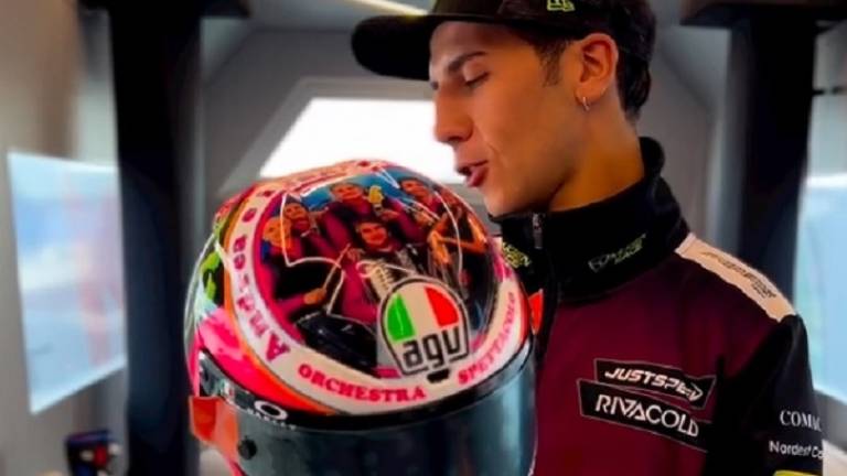 Moto3, Andrea e i fagiani di Romagna: un'orchestra di liscio nel casco di Migno